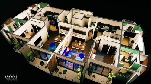 Diamante Beachfront Suites Rendering