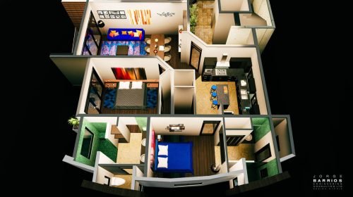 Diamante Beachfront Suites Rendering