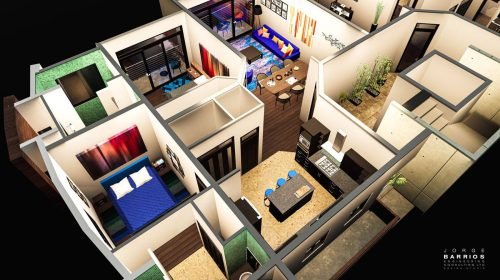 Diamante Beachfront Suites Rendering