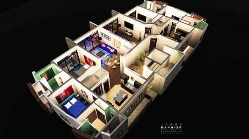 Diamante Beachfront Suites Rendering