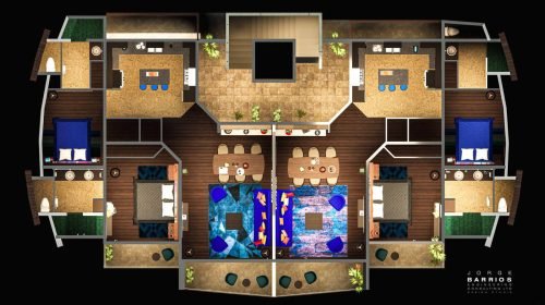 Diamante Beachfront Suites Rendering