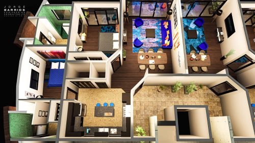 Diamante Beachfront Suites Rendering