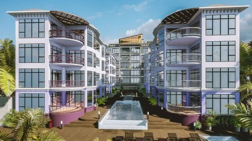 Diamante Beachfront Suites Render - Building E